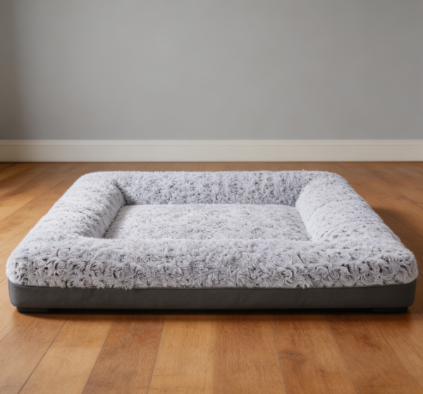 Washable Dog Crate Mat, Grey, up to 60 lbs